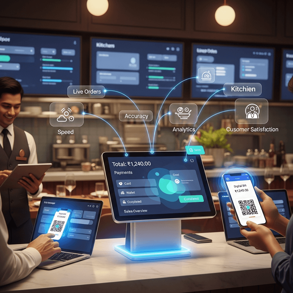 Modern restaurant POS with connected operations